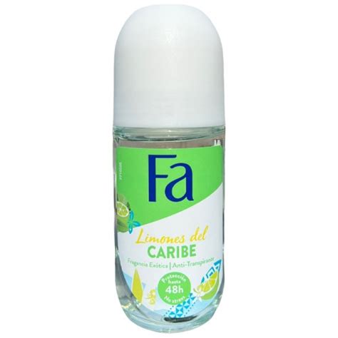 Fa Roll On Deodorant Caribbean Lemons 1 Case 6 Units Lemon