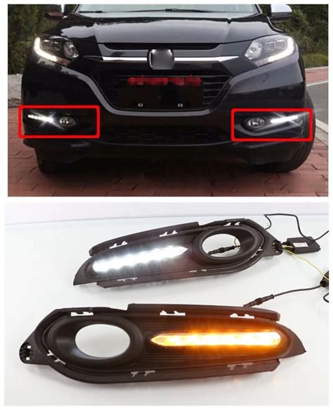 For Honda Hrv Hr V Vezel Led Drl Car Accessories Led Daytime Running