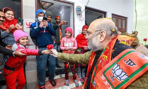 Amit Shah Launches Door To Door Campaign In Up