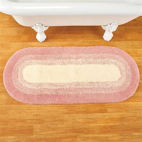 Soft Tufted Ombre Design Non Slip Runner Bath Mat Collections Etc In