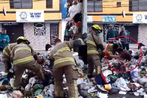 Video Hombre Se Salvó De Morir Aplastado En Un Camión Recolector De