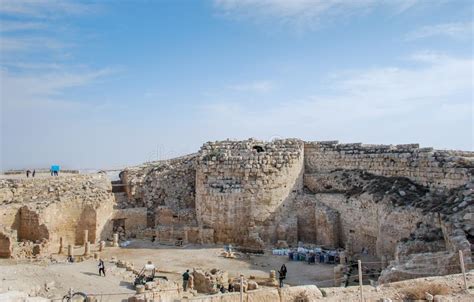 Ruins of Herodium or Herodion, the Fortress of Herod the Great ...