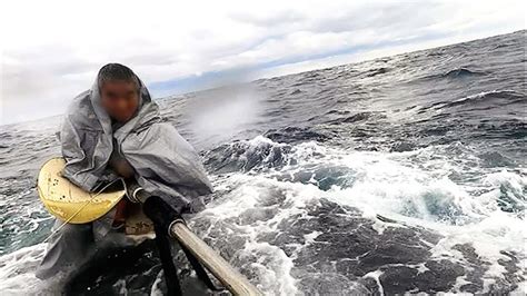 Miracle Rescue Man Saved After Drifting Out At Sea For A Day The