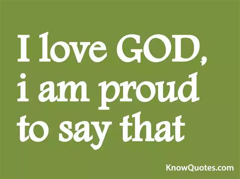 Loving God Quotes | KnowQuotes.com