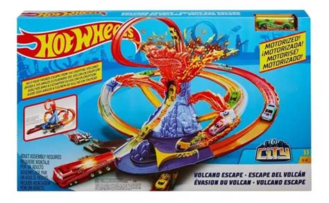 Hot Wheels Pista Volcano Escape Set De Juego Env O Gratis