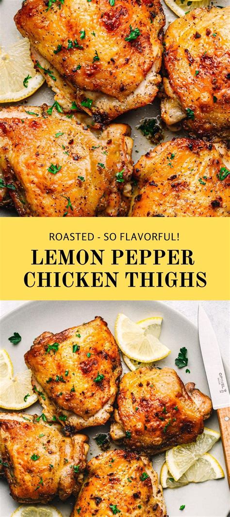 Perfect Lemon Pepper Chicken Thighs Artofit