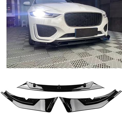 Car Front Bumper Spoiler Blade Lip Lower Guard Splitter Plate Chin