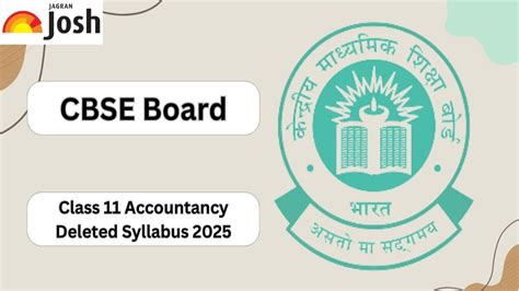 Cbse Class Accountancy Deleted Syllabus For Exams Check