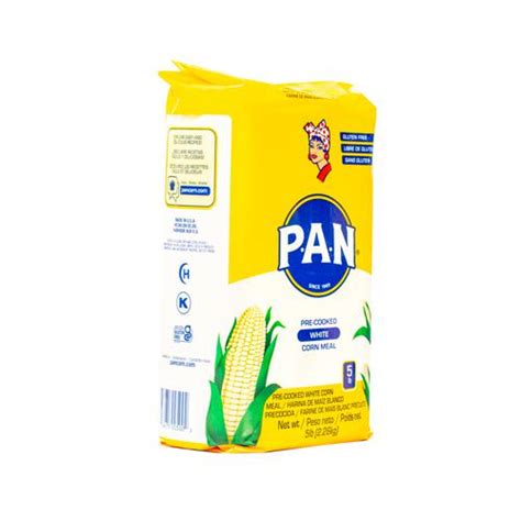 Pan 100 White Corn Meal 2 26 Kg 5 Lb Oils Baking Condiments