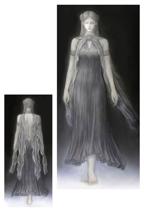 Deathbed Dress Concept Art - Elden Ring Art Gallery in 2023 | Dark ...