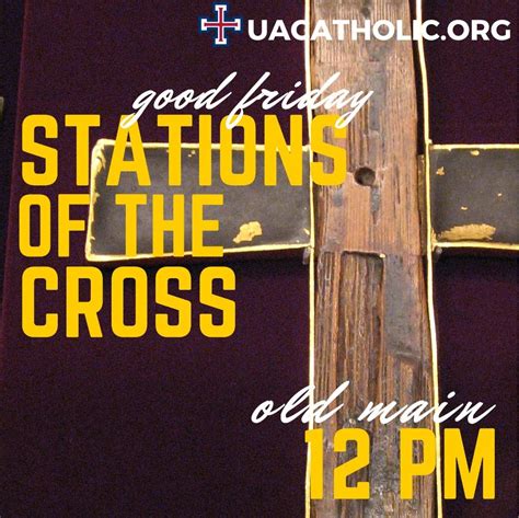 2016 03 22stations Of The Cross On Campus St Thomas More Catholic