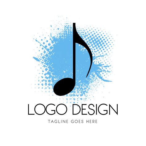 Music Production Logo Notes Design Template | PosterMyWall