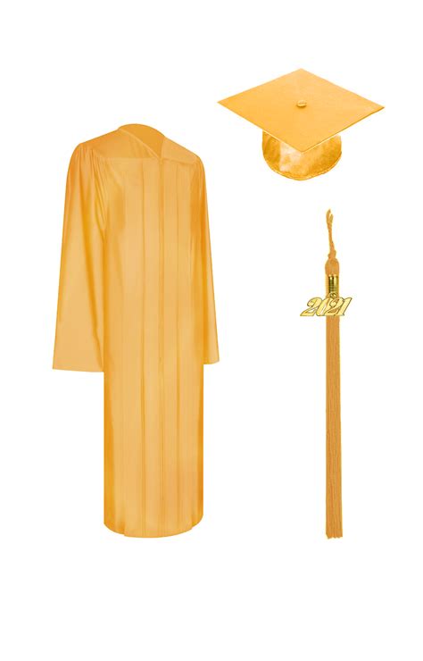 Shiny Cap Gown And Tassel Package All Colors Graduation Superstore