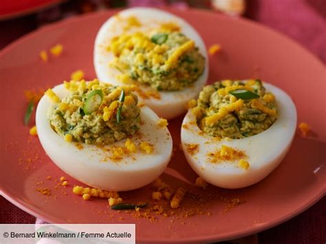 Oeufs Mimosa Au Curry Et La Coriandre Rapide D Couvrez Les Recettes