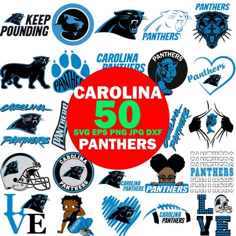 Carolina Panthers Nfl Team Logo Svg File For Cricut Nfl Teams Logos