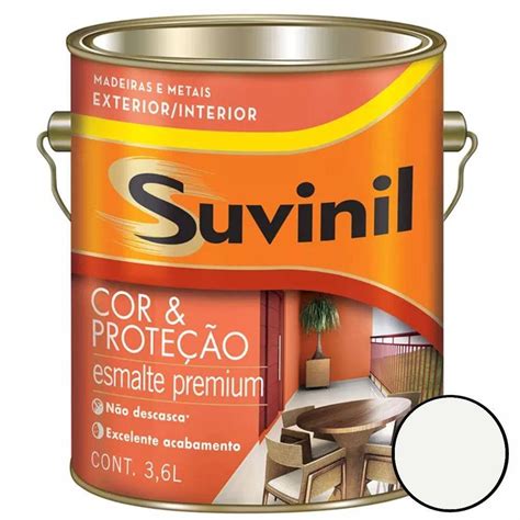 Tinta Esmalte Sint Tico Cor E Prote O Brilhante Para Madeira E Metal