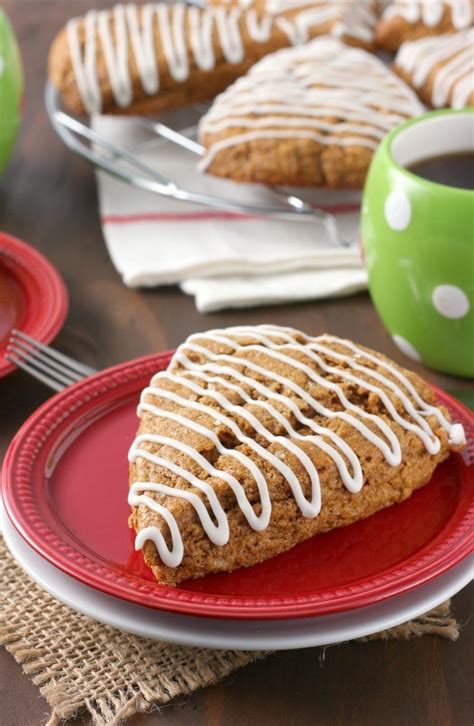 Gingerbread Scones Whole Wheat A Kitchen Addiction