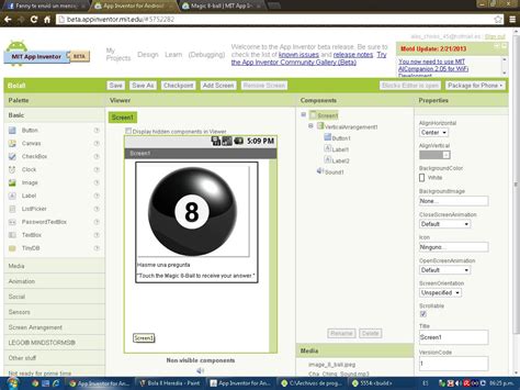 Alejando Hernandez Bola 8 Mit App Inventor