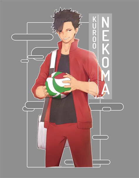 Kuroo Haikyuu Characters Nekoma - canvas-point