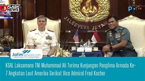 Ksal Laksamana Tni Muhammad Ali Terima Kunjungan Panglima Armada Ke