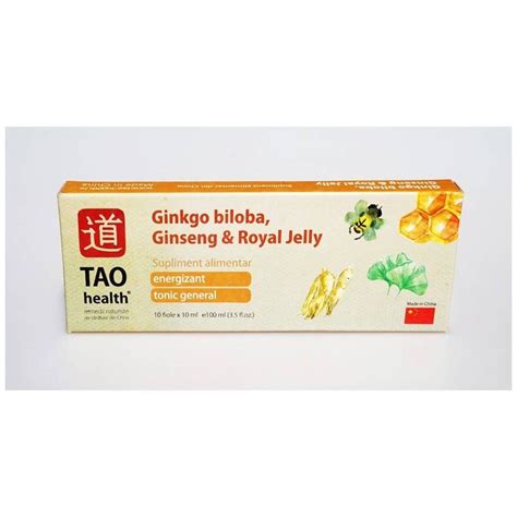 Ginkgo Biloba Ginseng And Royal Jelly Cutie 10 Fiole X 10 Ml Tao Healt