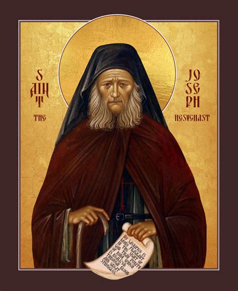 Icon of St. Joseph the Hesychast - (1JO18)