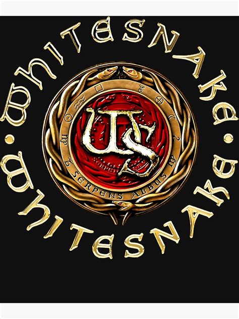 "Whitesnake logo" Poster for Sale by JoshuaMckenzie | Redbubble