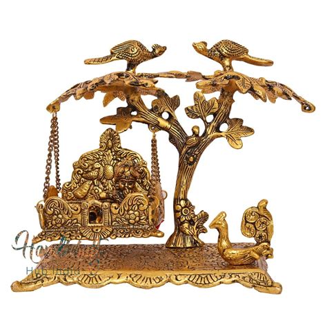 Hhi Metal Nand Laddu Gopal Swing Palana Krishna Jhula Standard Size