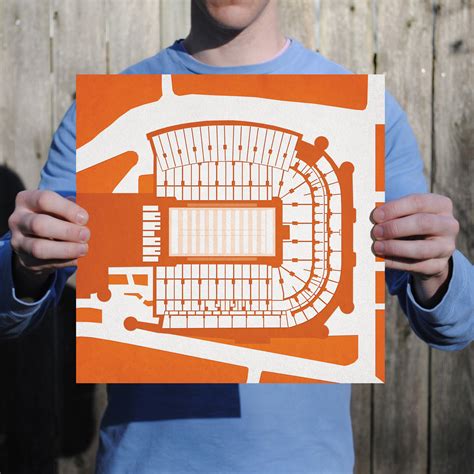 Darrell K Royal - Texas Memorial Stadium (12"W x 12"H // Unframed