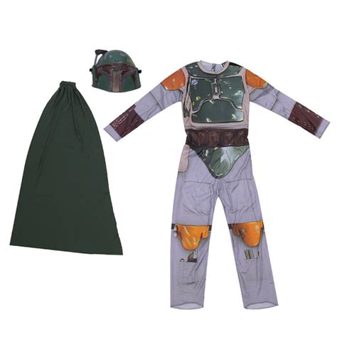 Star Wars Boba Fett Kids Cosplay Costume Costume Party World