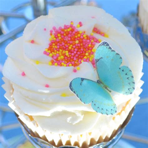 Edible 3d Butterflies Ombre Sea Beach Wicksteads