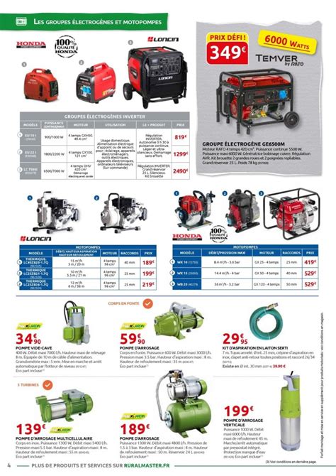 RURAL MASTER Catalogue Motoculture Et Remorques