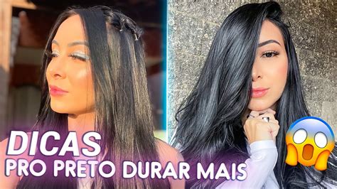 Dicas Pra Tinta Preta Durar Mais No Cabelo Youtube