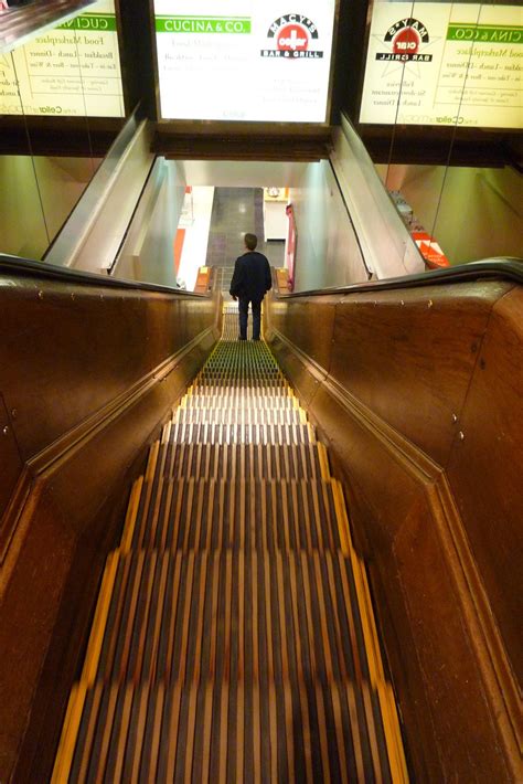 Quite All Right: Wooden Escalator