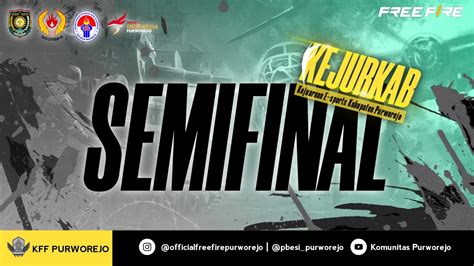 SEMI FINAL FREE FIRE OFFLINE TOURNAMENT KEJURKAB PURWOREJO POT 1 YouTube