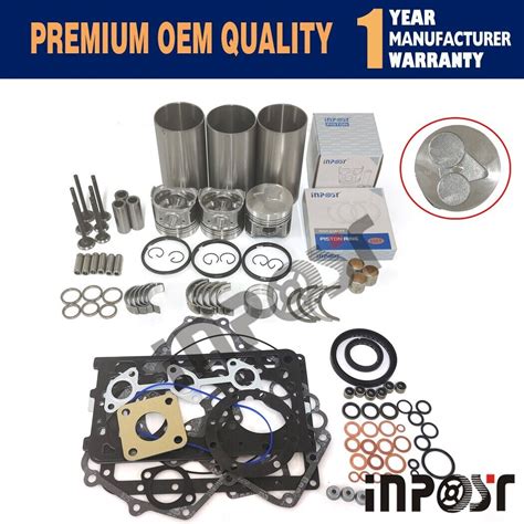 D722 D722EBH D722E Engine Overhaul Rebuild Kit For Kubota Engine