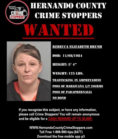 Hernando County Crime Stoppers Offering Reward For Weeki Wachee Woman