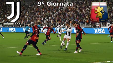 Juventus Vs Genoa Giornata Cr Vs Piatek Pes Youtube