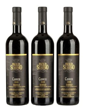 Paolo Scavino Barolo Cannubi 2008 3 1 X 3 750ml Strauss Co