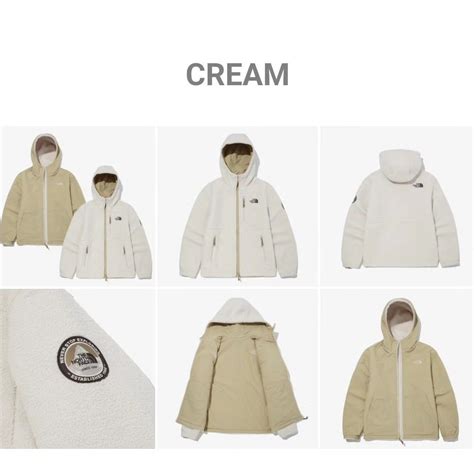 快閃‼️ The North Face Reversible Fleece Jacket 雙面穿著 兩面穿著 外套 Reversible 雙面外套 Cream 正品‼️ Unisex 男女ok