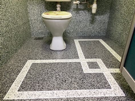 Full Set Flake Coating Epoxy Greentech Toilet Tile Floor Waterproof