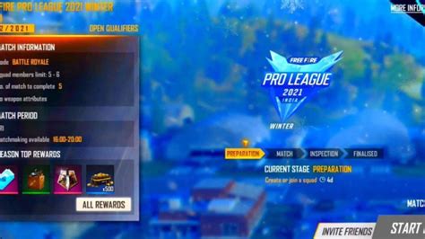 How To Register For Free Fire Pro League Winter Step By Step Guide