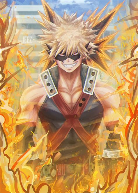 Bakugo Fanart, JeeZ Art on ArtStation at https://www.artstation.com ...