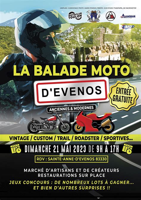 Manifestation La Balade Moto Dimanche Mai Ste Anne D