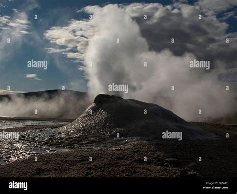 Fumarole at Hveravellir, central Iceland Stock Photo - Alamy