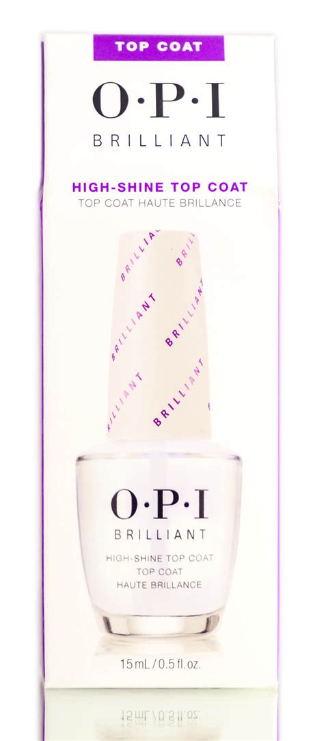 OPI Brilliant High Shine Top Coat 0 5 Oz Pack Of 1 With Sleek Comb