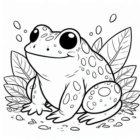 Desenhos Para Colorir Sapo - 8