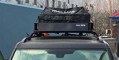 Mockins 250 Lb Roof Rack Basket With 16 CF Roof Bag Roof Rack Cargo