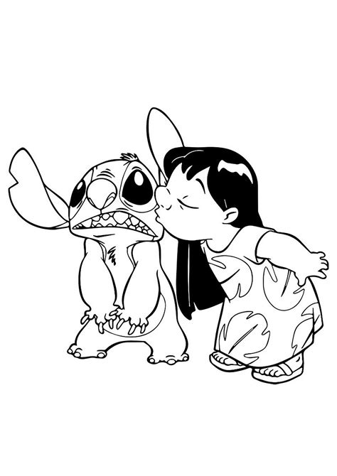 Lilo And Stitch Coloring For Children Lilo And Stitch Coloring Pages