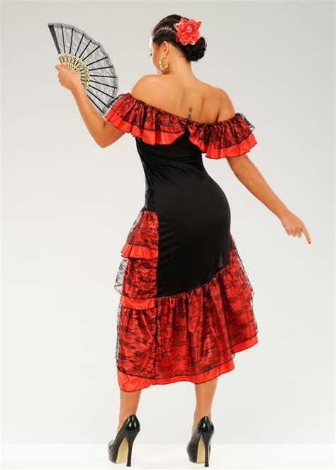 Ladies Red Mexican Senorita Costume